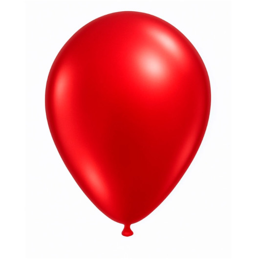 Metallic Pearl 28cm Balloons Red Image